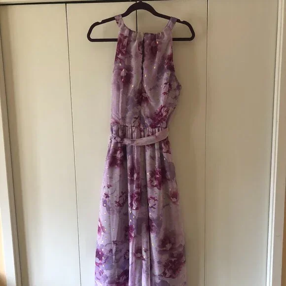 Floral Print High-Low Dress - Picture 2 of 3